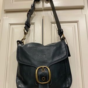 Coach dark green Bleeker shoulder bag